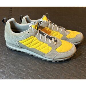 MERRELL ALPINE SNEAKER Yellow w/ Gray Suede Men’s Size 15 Barely Used